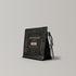 Legendary Geisha 90+ 3.5 oz (100 g) black coffee bag, side view with the striped rope