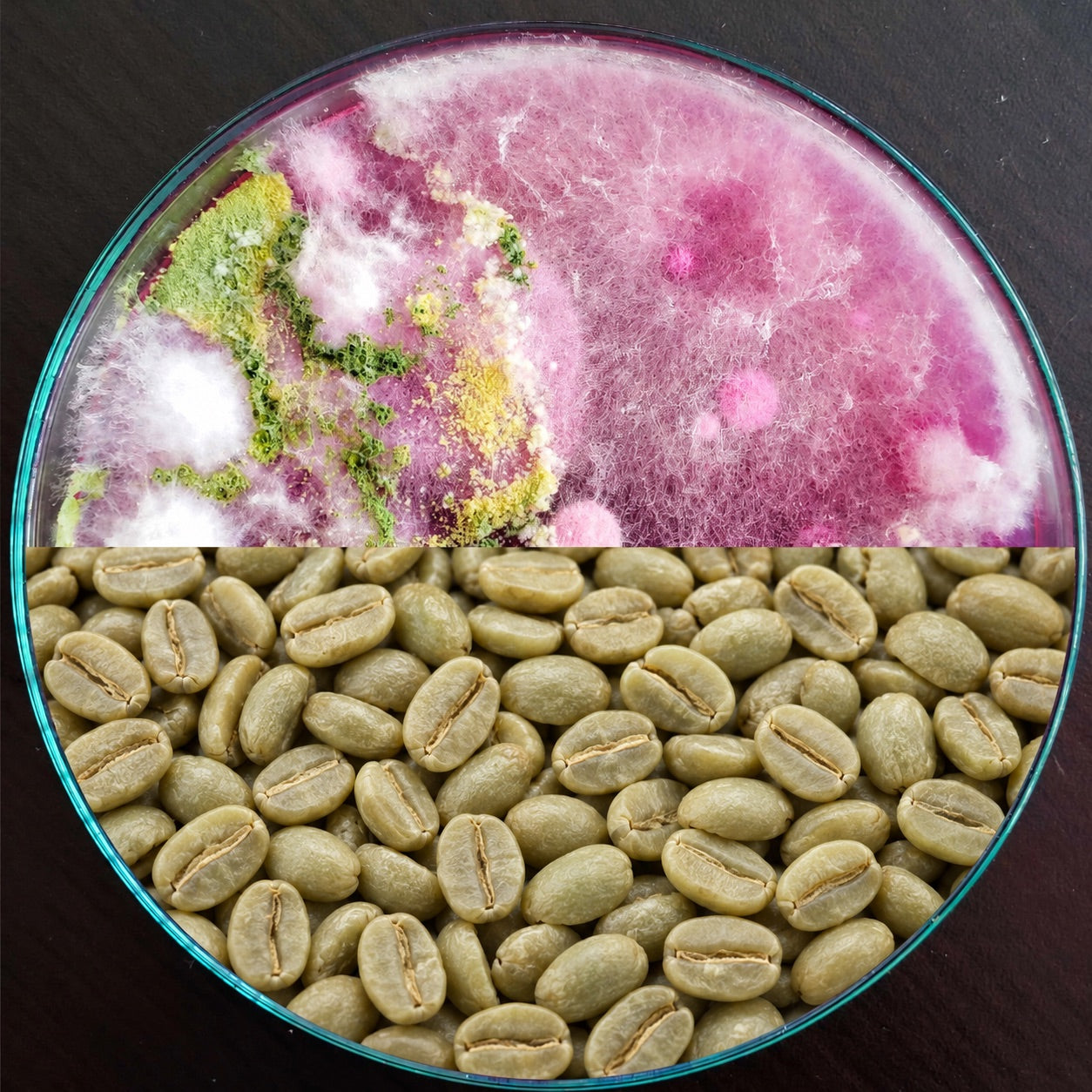 Fermentation culture and green coffee from La Palma & El Tucán, Zipacón